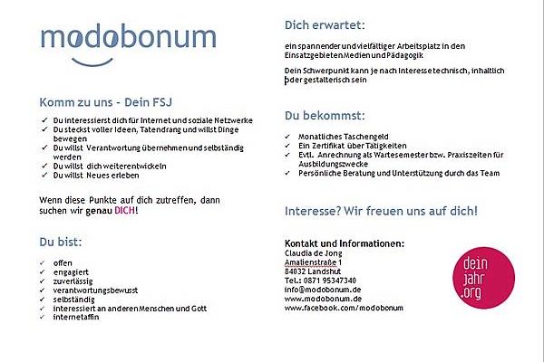 Modobonum sucht …