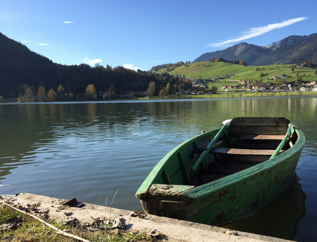 Ruderboot am Thiersee. (c) Marcus Eitzenberger