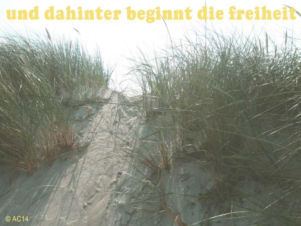 Dahinter beginnt die Freiheit. (C) AC14