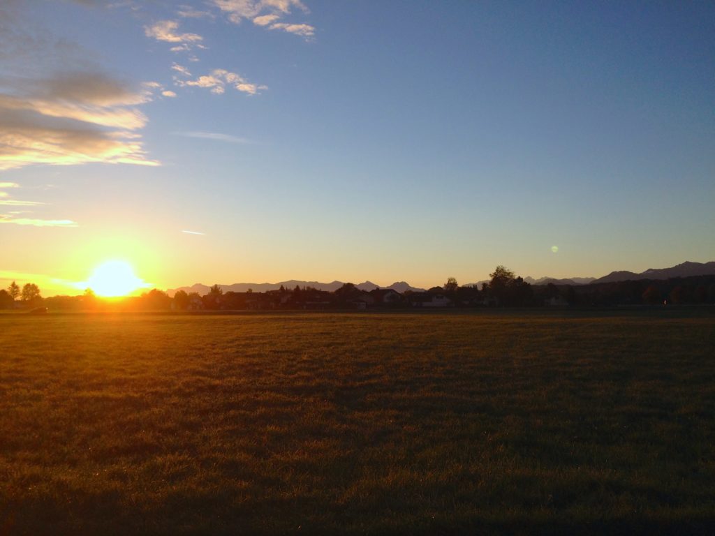 Berglandschaft am Morgen