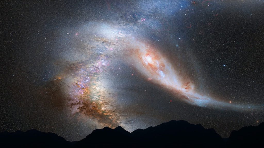 Andromeda Nebel, NASA
