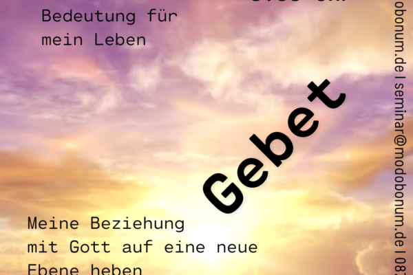 Gebet und Liebe, das Seminar